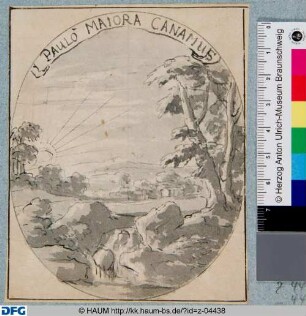 Emblem: Paulo maiora canamus