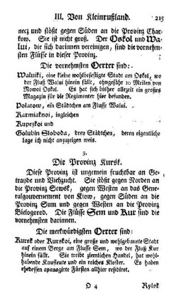 3. Die Provinz Kursk