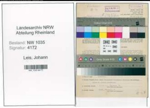 Entnazifizierung Johann Leis , geb. 07.07.1918 (Steiger)