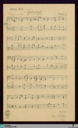 Ruhe sanft - Mus. Hs. 1145 : V, org; A|b