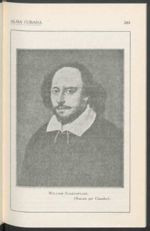 William Shakespeare. - (Retrato por Chandos).