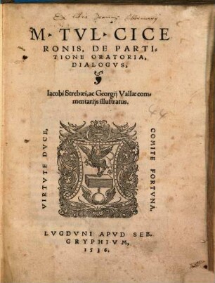 De Partitione oratoria dialogus
