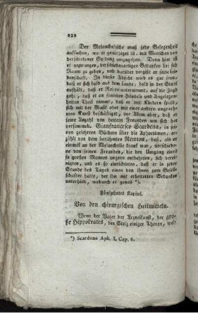 Fünfzehntes Kapitel. Von den chirurgischen Heilmitteln.
