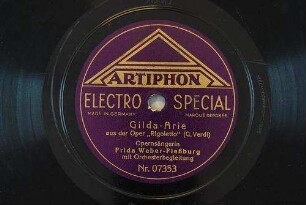 Gilda-Arie : aus der Oper "Rigoletto" / (G. Verdi)