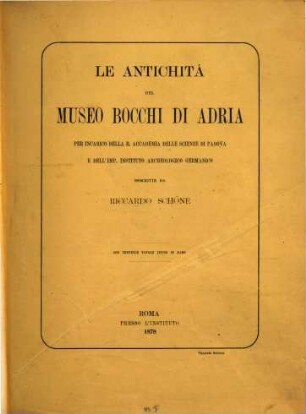 Le antichità del Museo Bocchi di Adria