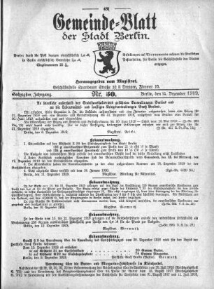 1919,50: Nr. 50, 14. Dezember 1919
