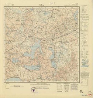 2365 (alte Nr.: 973) Gellen, Meßtischblatt (4cm - Karte)