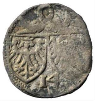 Fundmünze, Pfennig (einseitig), 1514