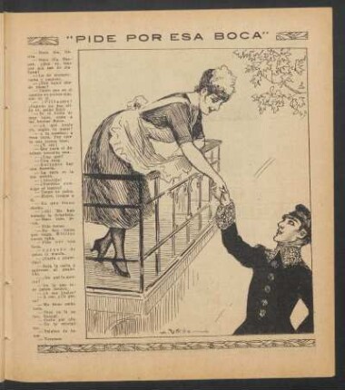 "Pide por esa boca"
