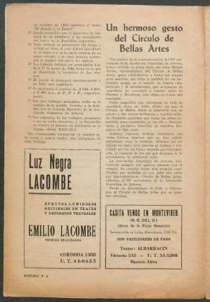 Un hermoso gesto del Círculo de Bellas Artes