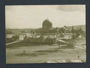 Der Felsendom (gewöhnlich Omar Moschee genannt) in Jerusalem
