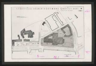 Städtische Bühnen, Dortmund Wettbewerb: Lageplan 1:500