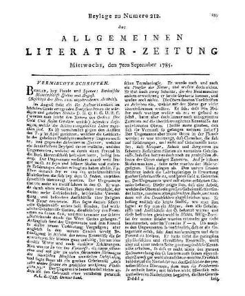 Sterzinger, F.: Bemühungen den Aberglauben zu stürzen. München: Lentner [1785]