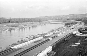 Rheinweiler: Autobahn (von oben) bei Rheinweiler