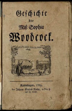 Geschichte der Miß Sophia Woodcock