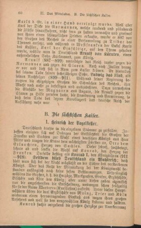 B. Die sächsischen Kaiser.