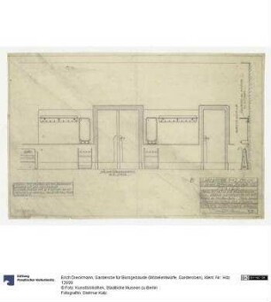 Garderobe für Bürogebäude (Möbelentwürfe, Garderoben)