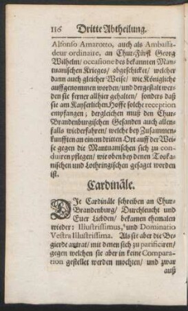 Cardinäle.