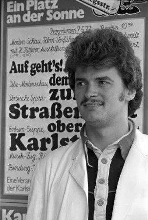 BNN-Interview mit dem Initiator der Aktion "Straßenfest Mittlere Karlstraße" Reiner Karl Wolf