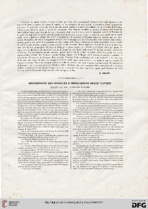 Descrizione dei sepolcri e spiegazione delle tavole