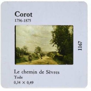 Corot, Der Weg nach Sèvres