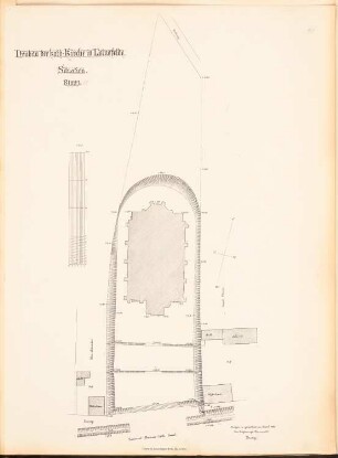 Katholische Kirche, Leinefelde: Lageplan 1:250