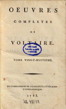 Oeuvres complètes, 28