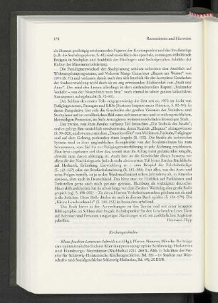 Rezensionen und Hinweise: Kirchengeschichte