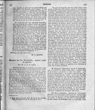 Mémoire sur les Monimiées, nouvel ordre de plantes