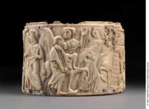 Dose (Pyxis) mit Marienszenen