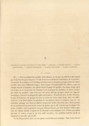 II. Principales cultures pratiquées en Indo-Chine ...