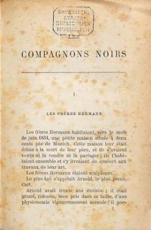 Les compagnons noirs : Par Pierre Zaccone