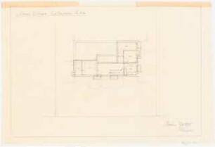 Garten Allinger, Berlin-Dahlem: Haus Allinger: Grundriss Kellergeschoss 1:100