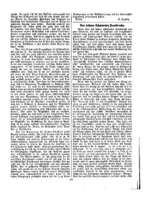 Das höhere Schulwesen Frankreichs