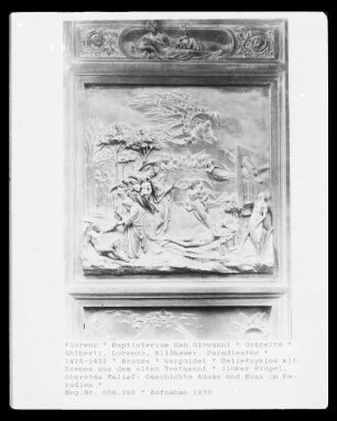 Paradiestür — Alttestamentarische Szenen — Genesis