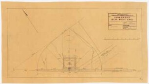 Haus des Rundfunks, Berlin-Charlottenburg: Grundsteinlegung: Lageplan 1:500