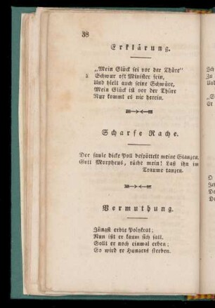 Vermuthung.