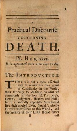 A practical discourse concerning death