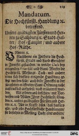Mandatum