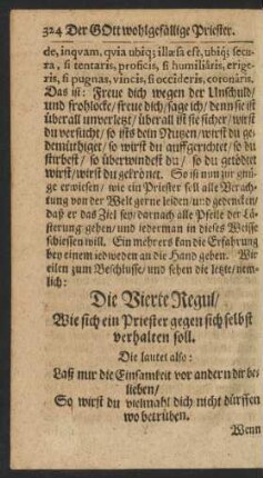 Die Vierdte Regul/