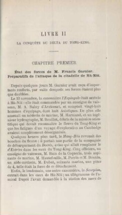 Livre II. La conquête du delta du Tong-King