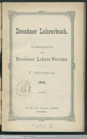 7.1893: Dresdner Lehrerbuch