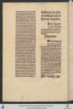 Historia de sancto hilario ad vesperas Capitulum.