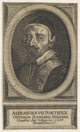 Bildnis des Alexander VII., papa