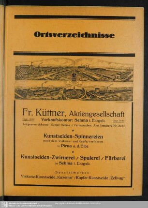 Ortsverzeichnisse