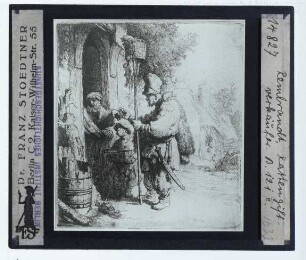 Rembrandt, Rattengiftverkäufer (Druck B121) (Expl. Cleveland MoA 1946.310)