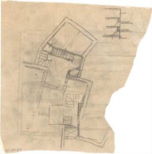 Hildebrand, Adolf von; Haus Schlederloh - Grundriss, Detail