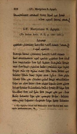 Chrestomathia syriaca cum lexico, [1]. Chrestomathia ex codd. mss. emendata et aucta. - 1832. - XXXII, 226 S.