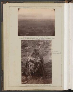 Ausgegrabene Mumie. Ruinen von Pachacámac