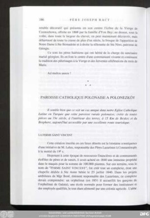 Paroisse Catholique Polonaise A Polonezköy